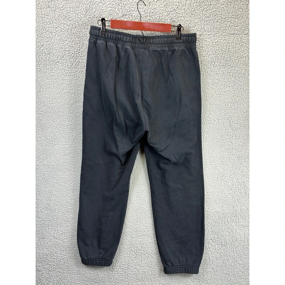 Nike Jordan Flight Fleece Jogger Sweatpants Mens L Black Washed Streetwear